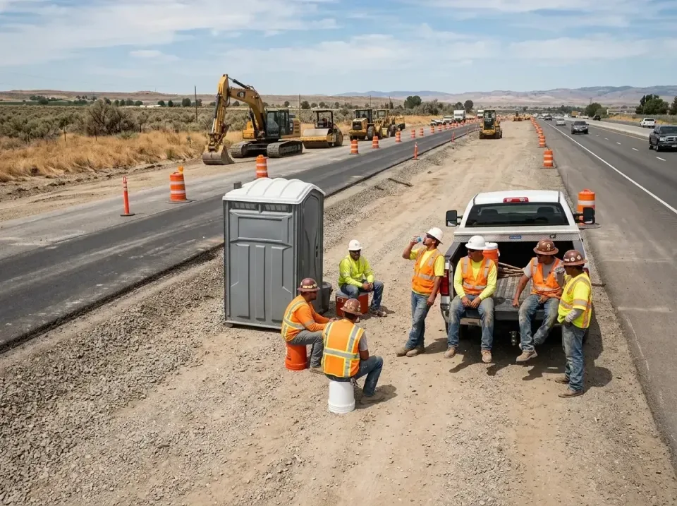 highway-road-construction-crew-007 — frequently asked questions, Porta Potty and Restroom Rentals in Coal City, IL